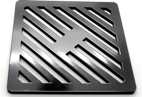 square drain box metal|metal grates for drainage.